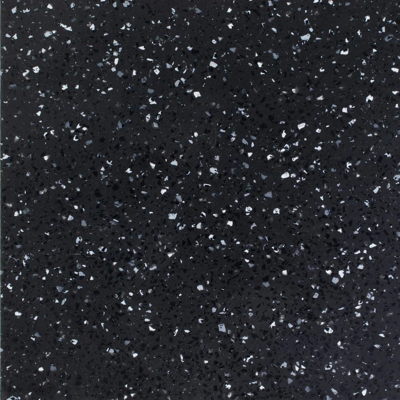 0060-06 Black kleine Flecken - grau mix