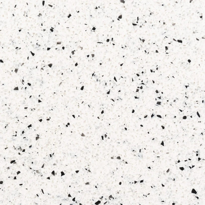 0100-01 White kleine Flecken - schwarz