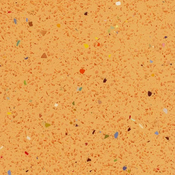 0140-02 Light orange wenig Flecken - bunt