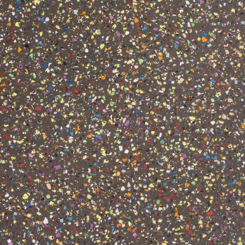 0250-08 dark brown viele Flecken - bunt