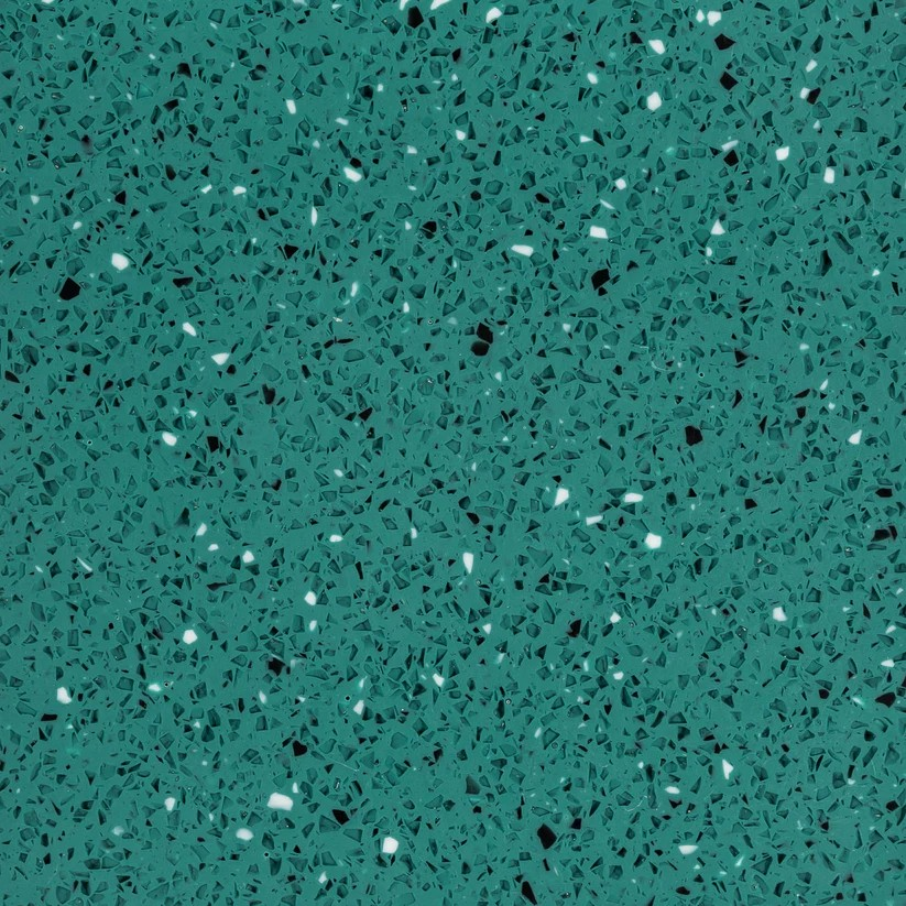 0360-04 Jade green kleine Flecken - schwarz und weiß