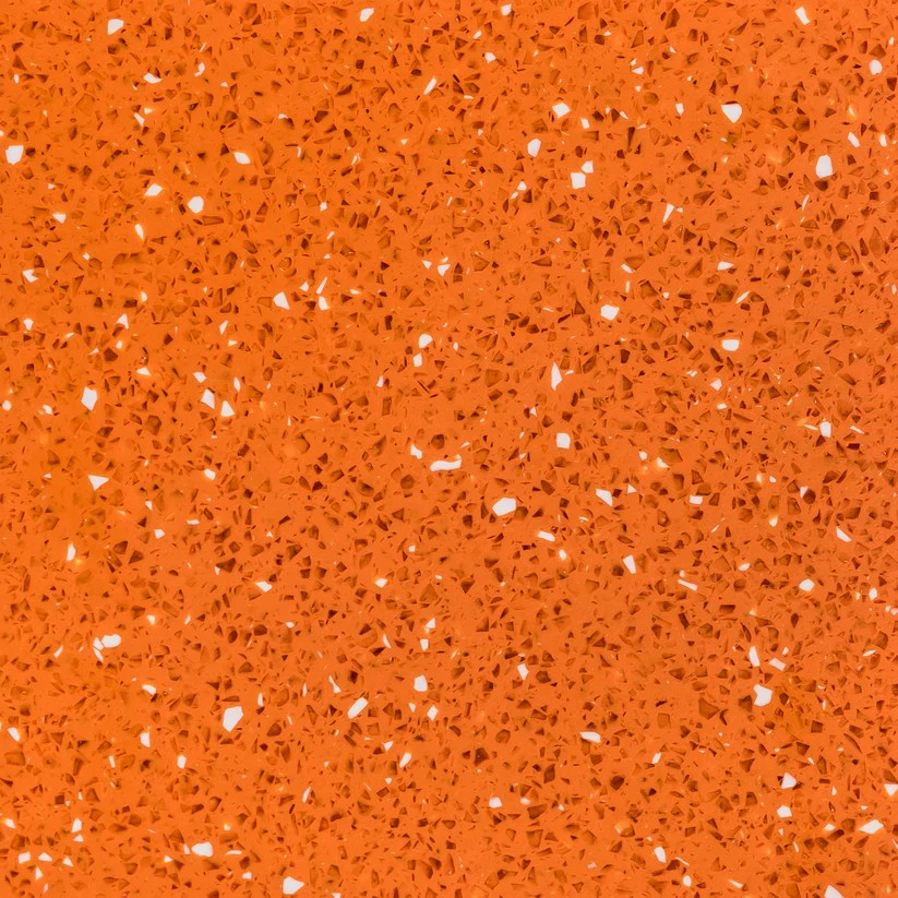 R 2010-03 Signal orange kleine Flecken - weiß