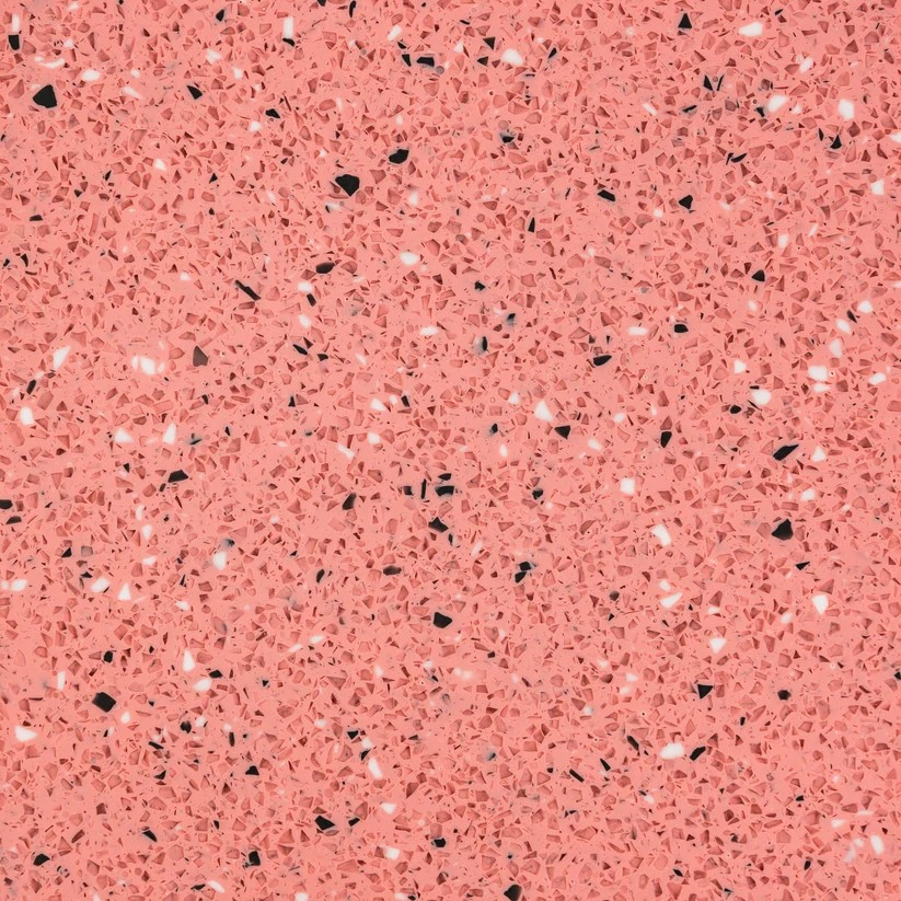 R 3014-04 Antique Pink kleine Flecken - schwarz und weiß