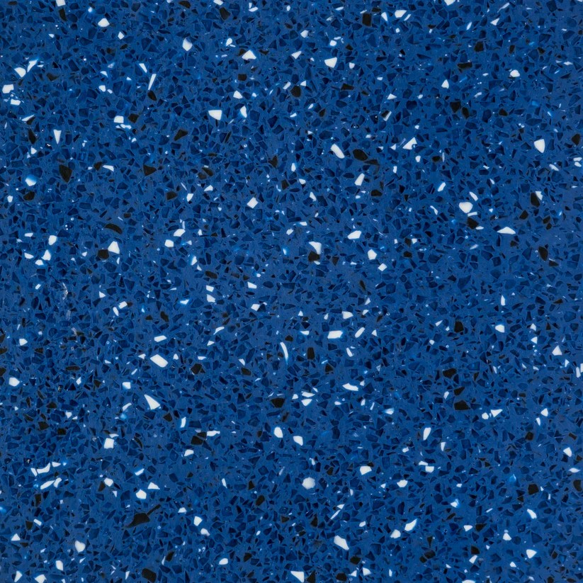 R 5002-04 Ultramarine blue kleine Flecken - schwarz und weiß