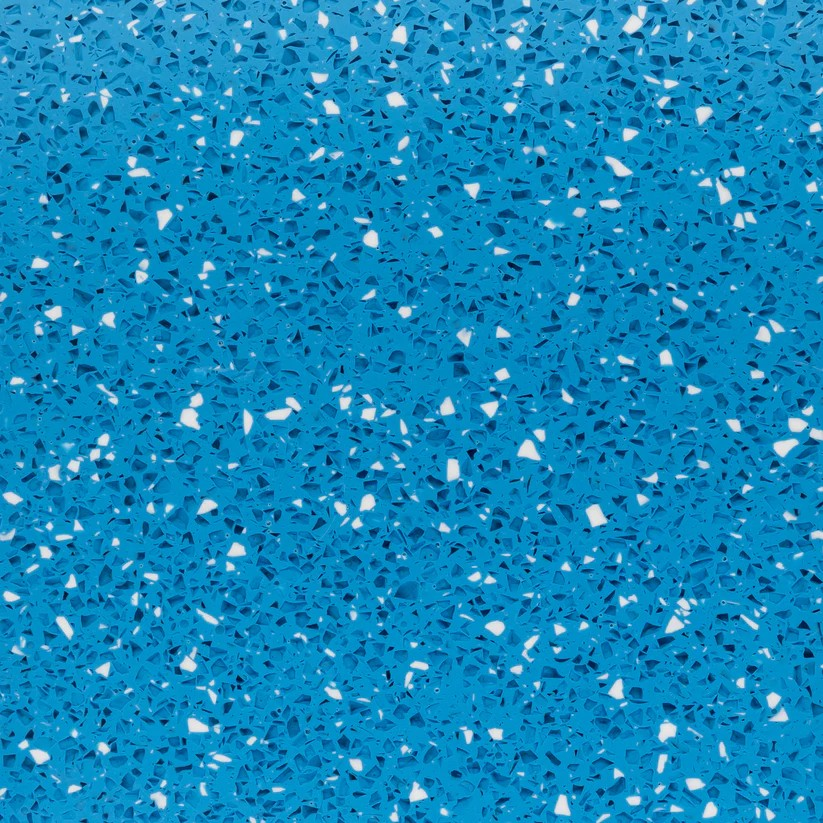 5015-03 Sky blue kleine Flecken - weiß