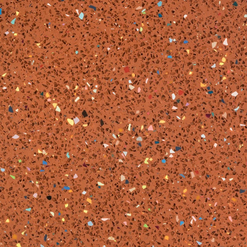 8004-02 Copper Brown wenige Flecken - bunt